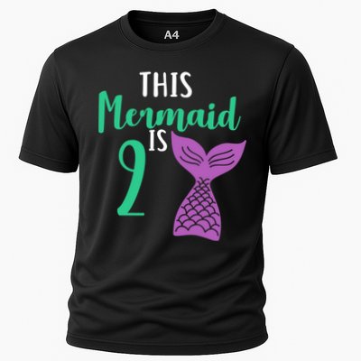 This Mermaid Is 2 Years Old Birthday Performance Shirt
