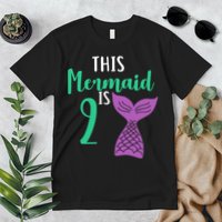 This Mermaid Is 2 Years Old Birthday Premium T-Shirt