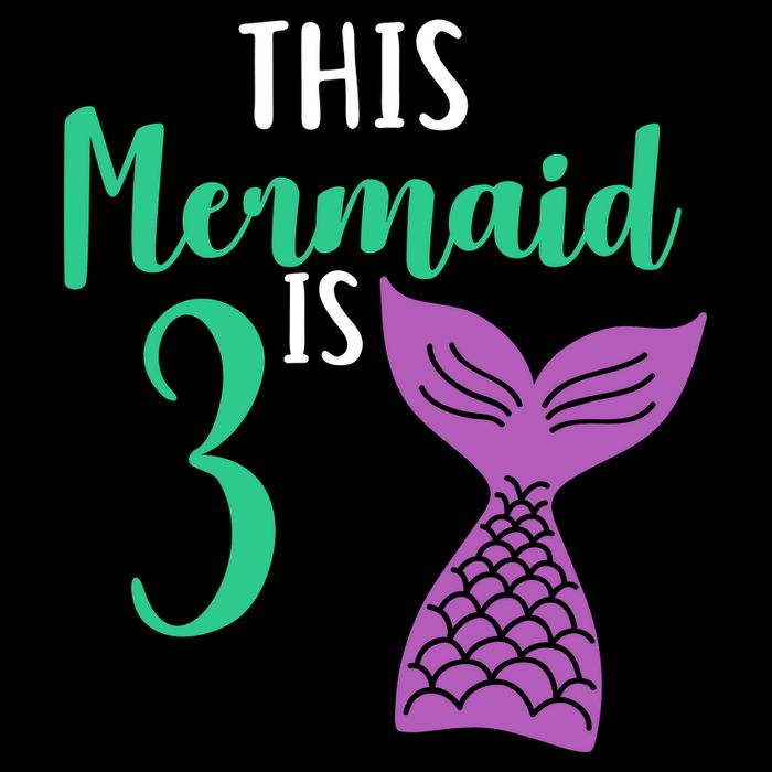 This Mermaid Is 3 Years Old Birthday Cooling Performance Crew T-Shirt