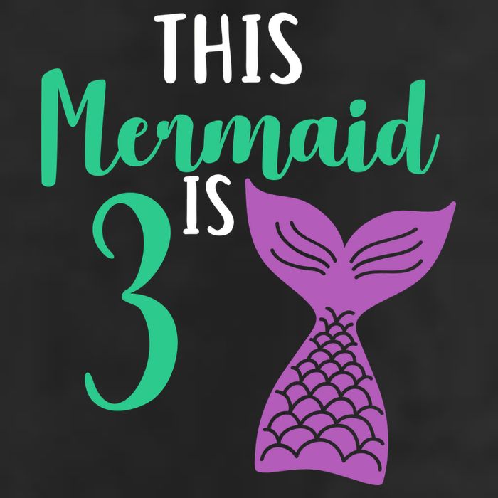 This Mermaid Is 3 Years Old Birthday Adult Drive Performance Visor
