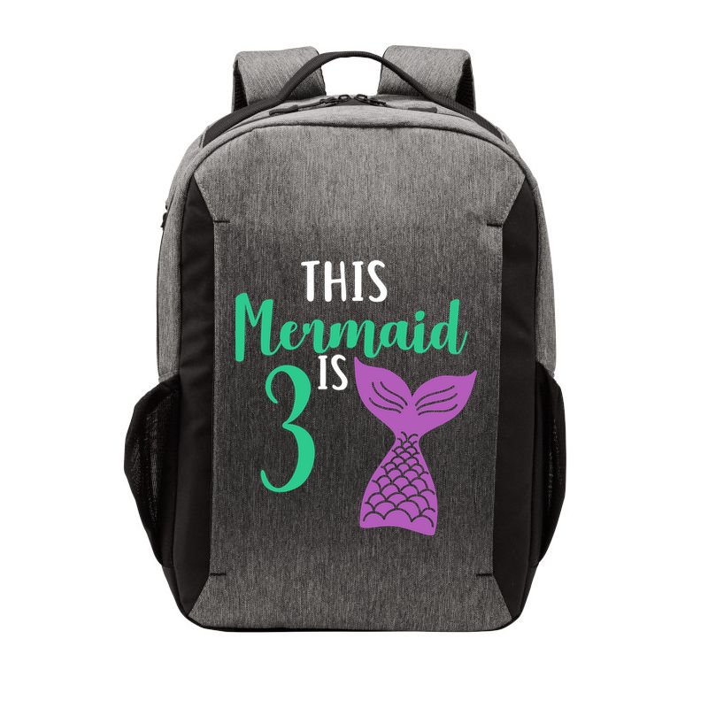 This Mermaid Is 3 Years Old Birthday Vector Backpack