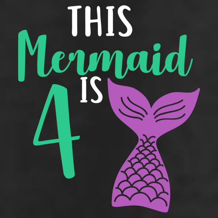This Mermaid Is 4 Years Old Birthday 11oz C Handle Ceramic Mug
