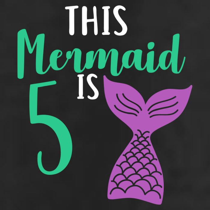 This Mermaid Is 5 Years Old Birthday 11oz C Handle Ceramic Mug