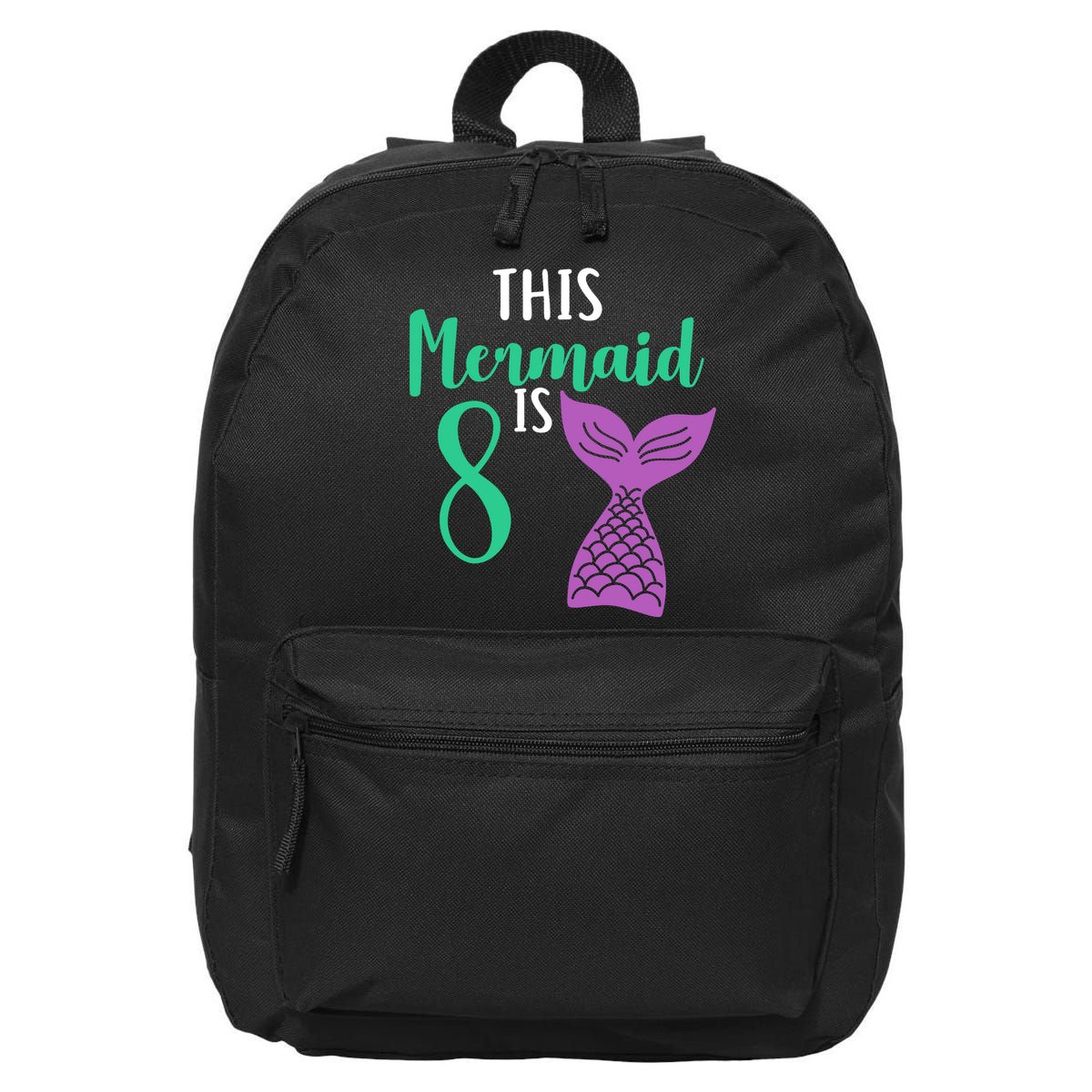 This Mermaid Is 8 Years Old Birthday 16 in Basic Backpack