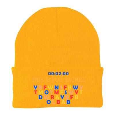 This Message Lasts For Two Minutes Knit Cap Winter Beanie