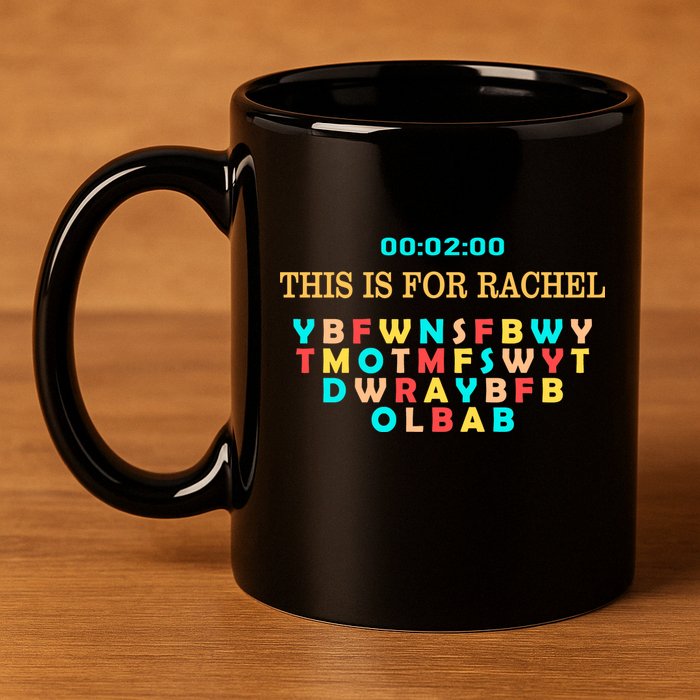 This Message Lasts For Two Minutes 11oz C Handle Ceramic Mug