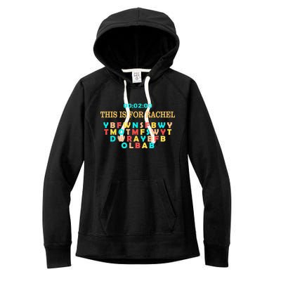 This Message Lasts For Two Minutes Women's Fleece Hoodie