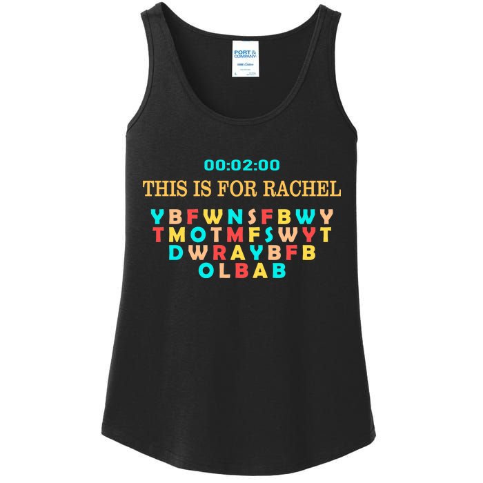 This Message Lasts For Two Minutes Ladies Essential Tank