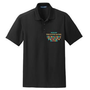 This Message Lasts For Two Minutes Dry Zone Grid Polo