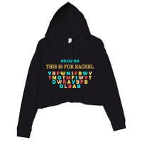 This Message Lasts For Two Minutes Crop Fleece Hoodie