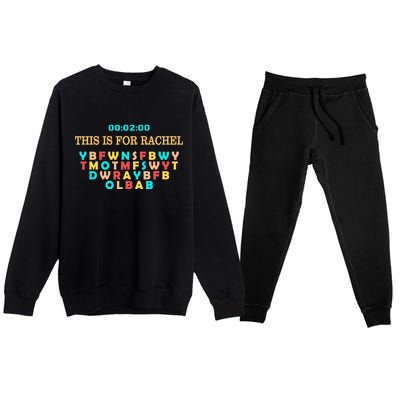 This Message Lasts For Two Minutes Premium Crewneck Sweatsuit Set