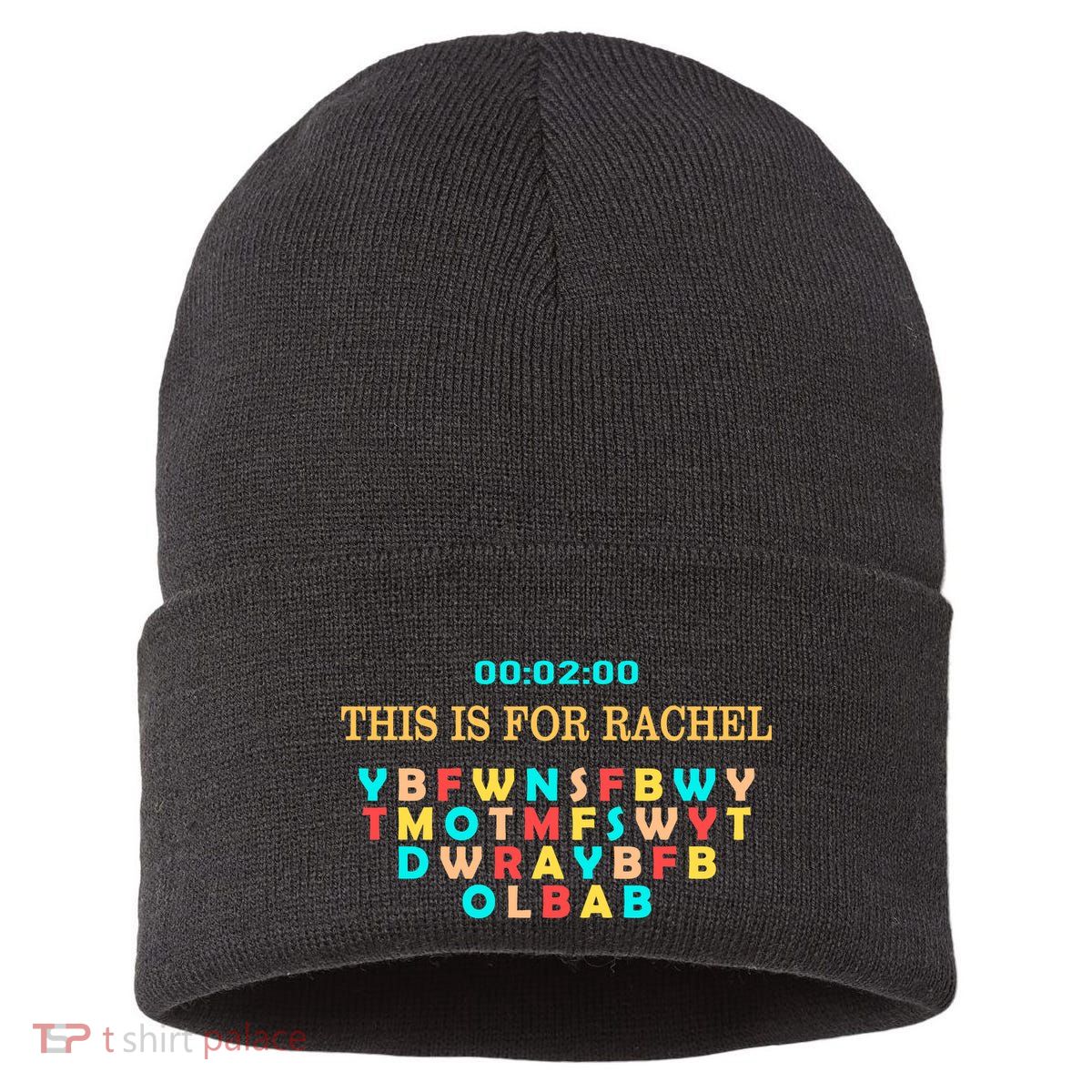 This Message Lasts For Two Minutes Sustainable Knit Beanie
