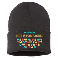 This Message Lasts For Two Minutes Sustainable Knit Beanie