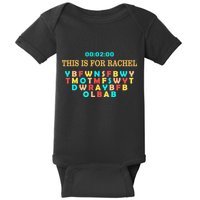 This Message Lasts For Two Minutes Baby Bodysuit