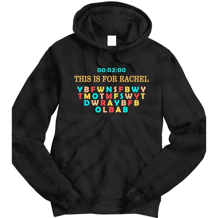 This Message Lasts For Two Minutes Tie Dye Hoodie