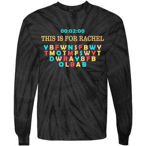 This Message Lasts For Two Minutes Tie-Dye Long Sleeve Shirt