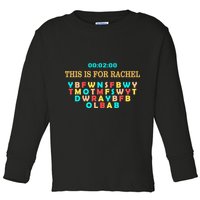 This Message Lasts For Two Minutes Toddler Long Sleeve Shirt