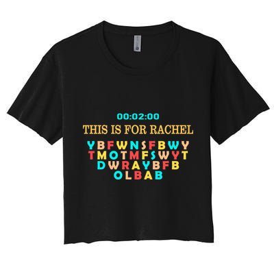This Message Lasts For Two Minutes Crop Top