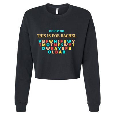 This Message Lasts For Two Minutes Cropped Pullover Crew