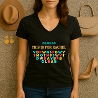 This Message Lasts For Two Minutes Women's V-Neck T-Shirt