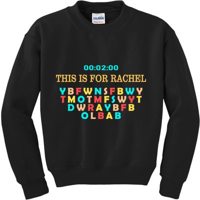 This Message Lasts For Two Minutes Kids Sweatshirt