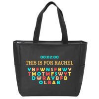 This Message Lasts For Two Minutes Zip Tote Bag