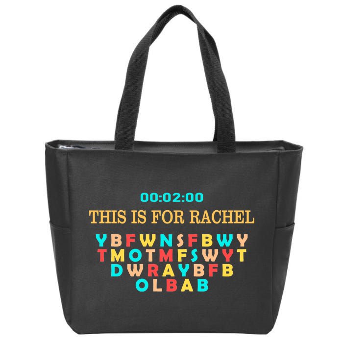 This Message Lasts For Two Minutes Zip Tote Bag