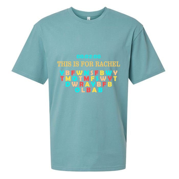 This Message Lasts For Two Minutes Sueded Cloud Jersey T-Shirt