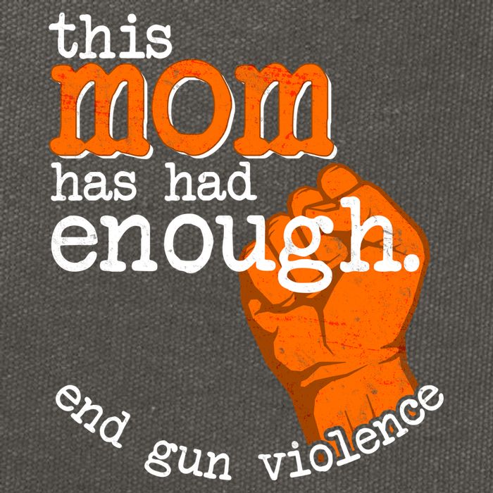This Mom Has Had Enough End Gun Violence Cotton Canvas Backpack