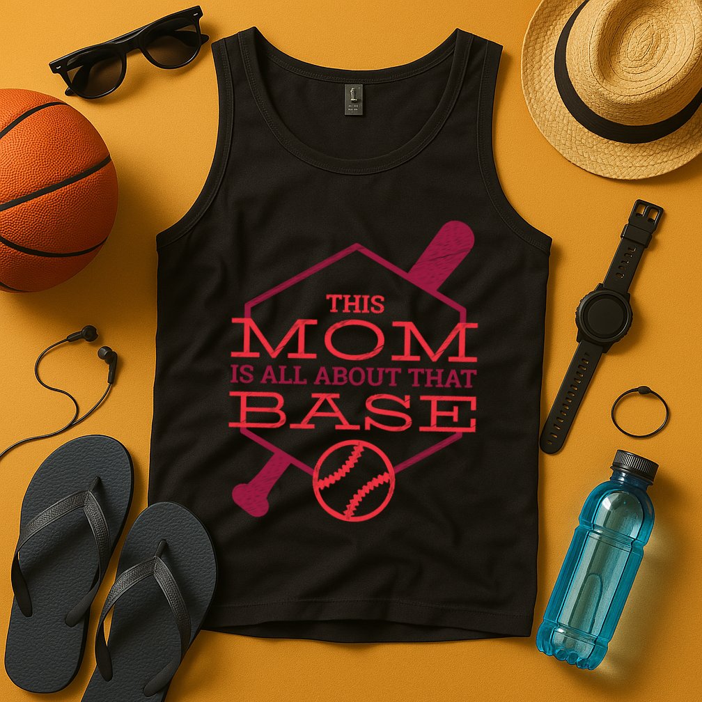This Mom Is All About That Base Tank Top