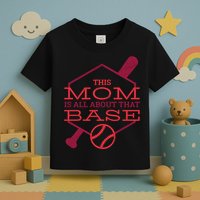 This Mom Is All About That Base Toddler T-Shirt
