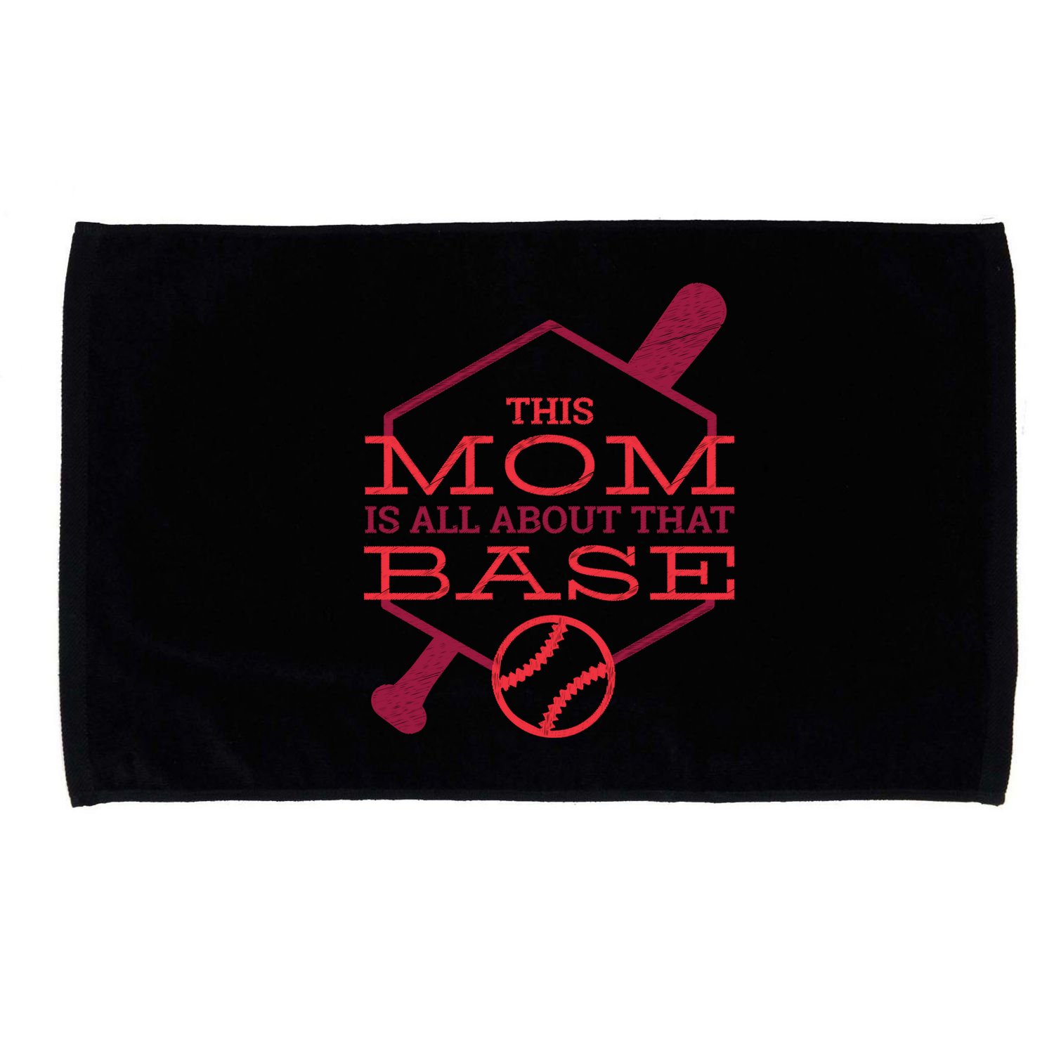 This Mom Is All About That Base Microfiber Hand Towel