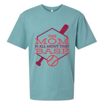 This Mom Is All About That Base Sueded Cloud Jersey T-Shirt