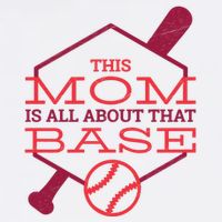 This Mom Is All About That Base Garment-Dyed Sweatshirt