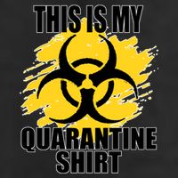This My Quarantine Shirt 7 Panel Mesh Trucker Snapback Hat