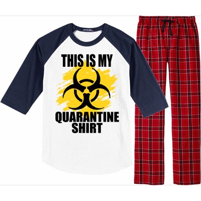 This My Quarantine Shirt Raglan Sleeve Pajama Set