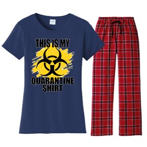 This My Quarantine Shirt Women's Flannel Pajama Set