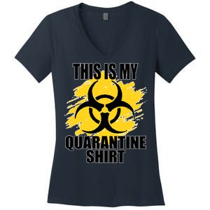 This My Quarantine Shirt Women's V-Neck T-Shirt