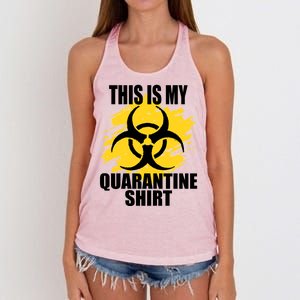 This My Quarantine Shirt Women's Knotted Racerback Tank