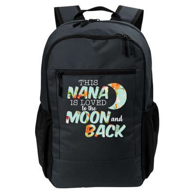 This Nana Is Loved To The Moon And Back Daily Commute Backpack