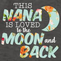 This Nana Is Loved To The Moon And Back Vector Backpack