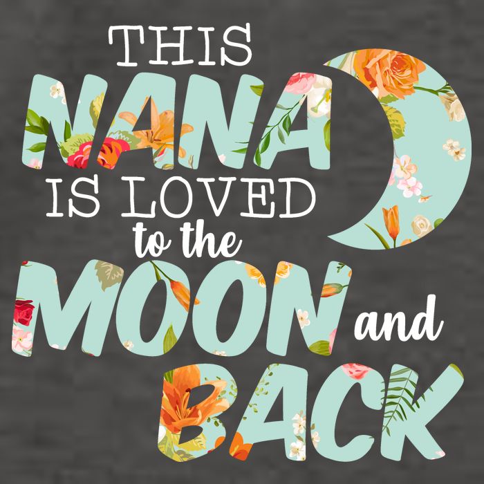 This Nana Is Loved To The Moon And Back Vector Backpack