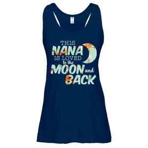 This Nana Is Loved To The Moon And Back Ladies Essential Flowy Tank