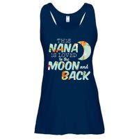 This Nana Is Loved To The Moon And Back Ladies Essential Flowy Tank