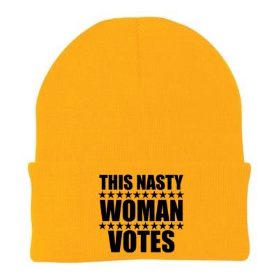 This Nasty Woman Votes Knit Cap Winter Beanie