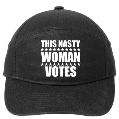 This Nasty Woman Votes 7-Panel Snapback Hat