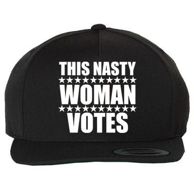 This Nasty Woman Votes Wool Snapback Cap