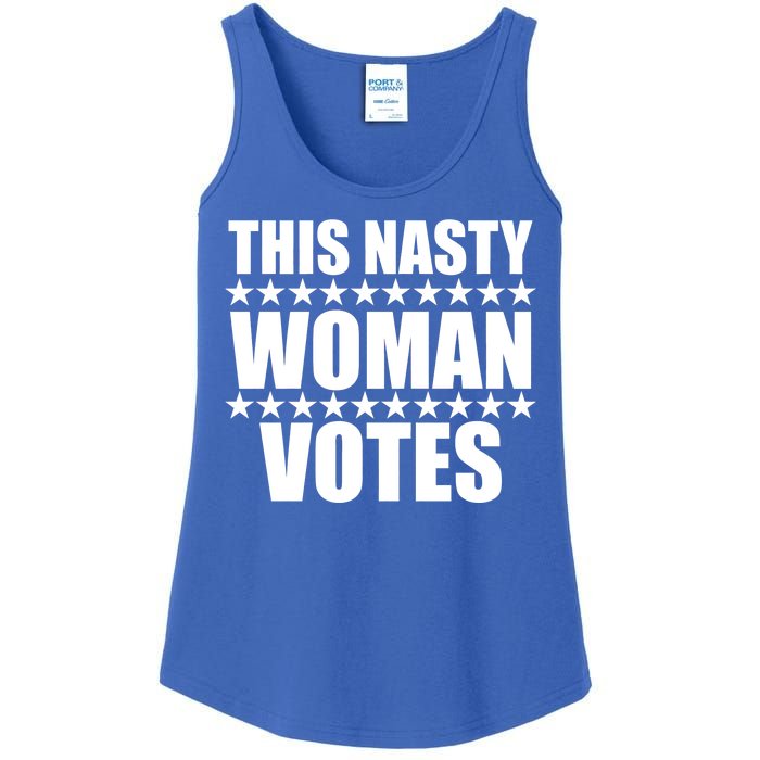 This Nasty Woman Votes Ladies Essential Tank