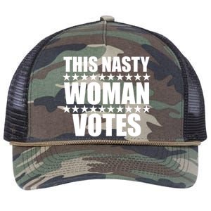 This Nasty Woman Votes Retro Rope Trucker Hat Cap