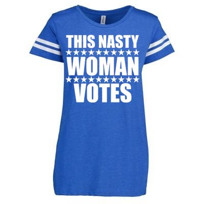 This Nasty Woman Votes Enza Ladies Jersey Football T-Shirt